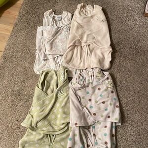 Newborn sleep sack swaddles